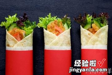 香辣脆鸡烙饼卷