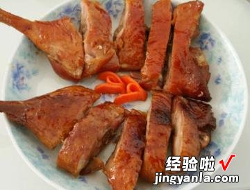 果蔬香烤鸭腿