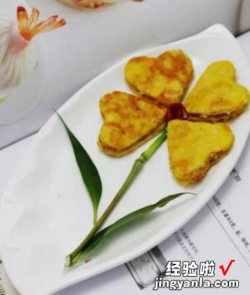 萝卜鸡蛋饼花