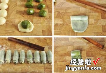 抹茶红豆蛋黄酥