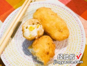 日式奶油玉米可乐饼