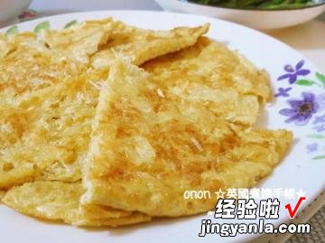 香煎冬粉鸡蛋饼