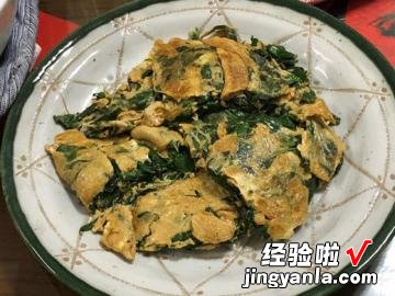 苦茶油九层塔煎蛋