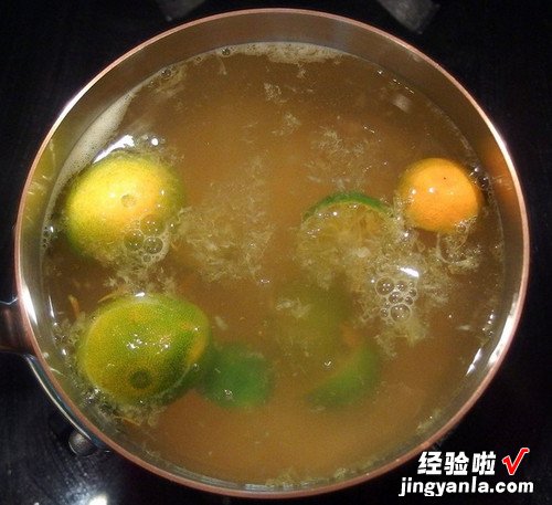 金桔茶热饮