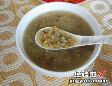 绿豆小米粥