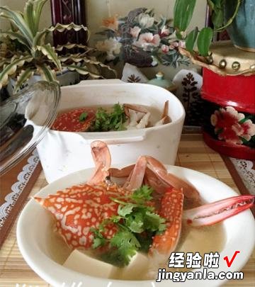 花蟹豆腐汤