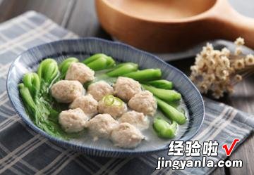 青菜肉丸汤