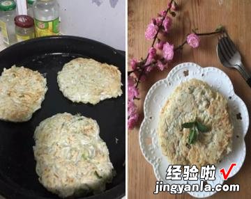 香煎银鱼饼