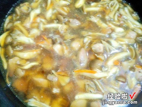 电锅版 日式鸡肉舞菇炊饭