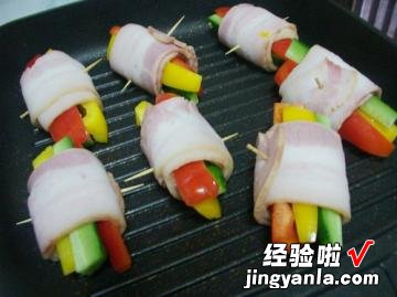 培根蔬菜卷