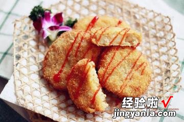 鸡胸肉可乐饼