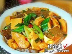 鸭血烧豆腐