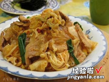 韩式泡菜炒肉片