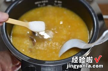 金瓜蟹肉粥电饭煲版