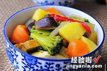 咖喱豆干炒时蔬